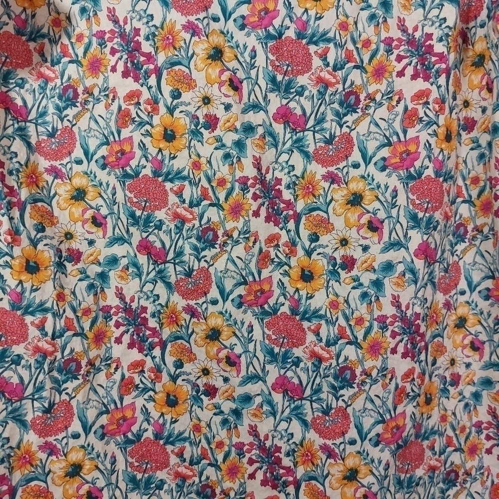 Antonio Melani Ladies Cap Sleeve Floral Print Blouse- M 👚 - Picture 3 of 4